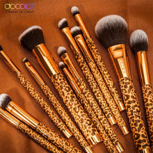 Carregar imagem no visualizador da galeria, Kit com 12 pincéis de maquiagem GODDESS
