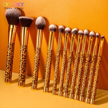 Carregar imagem no visualizador da galeria, Kit com 12 pincéis de maquiagem GODDESS
